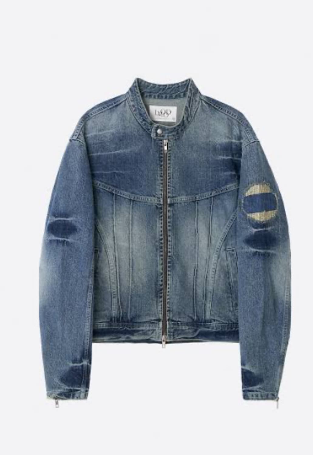 엘무드 바이커 데님 자켓 44 상품이미지1