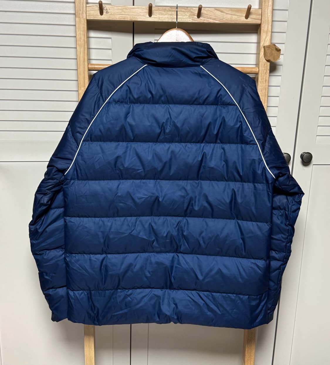 아디다스 사이드라인 딥네이비 y2k 패딩 자켓 상품이미지5
