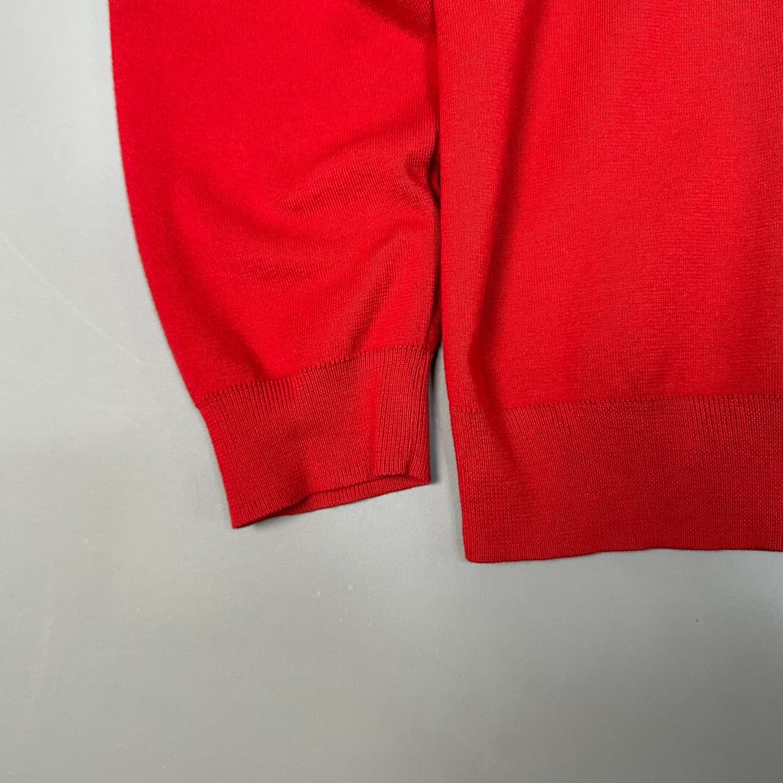 폴로 랄프로렌 브이넥 피마코튼 니트 레드 L [021106] 상품이미지4