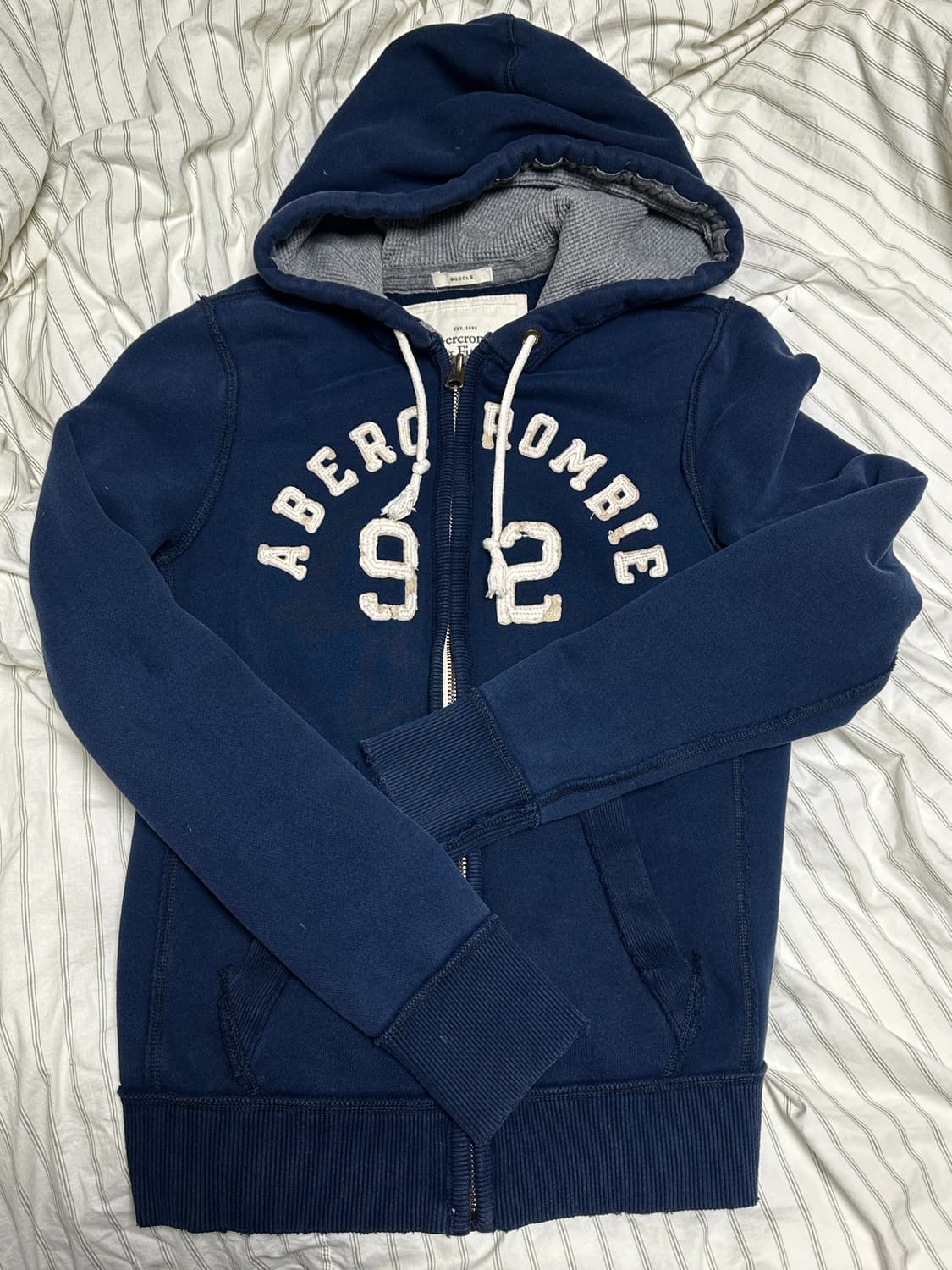 아베크롬비 네이비 후드집업 상품이미지2