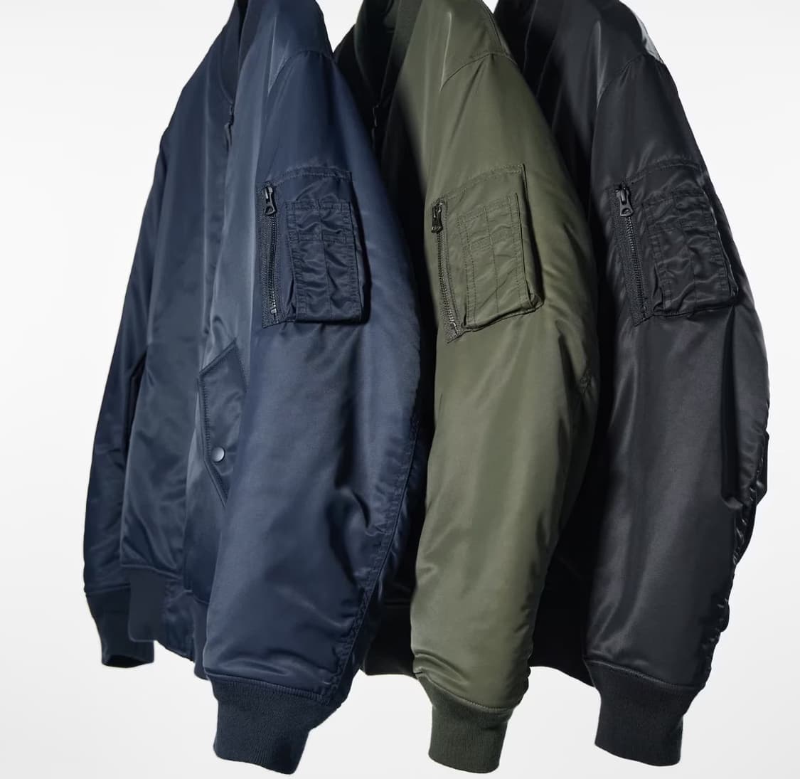 유니클로 MA-1 블루종 (올리브) 상품이미지2