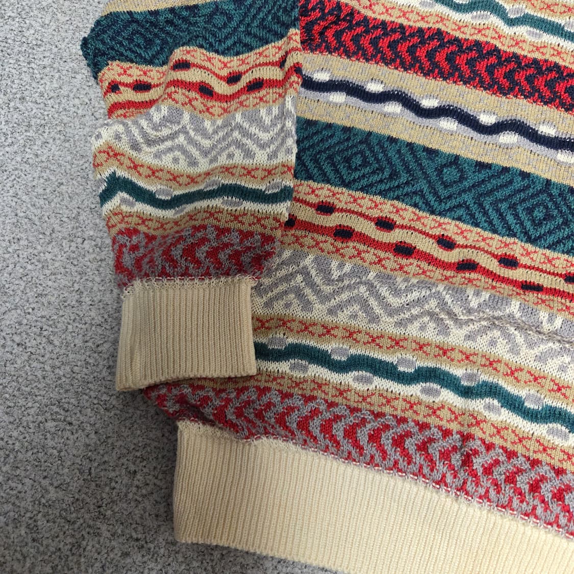 Corsini Italia 코시니 패턴 니트 L(100) 상품이미지5