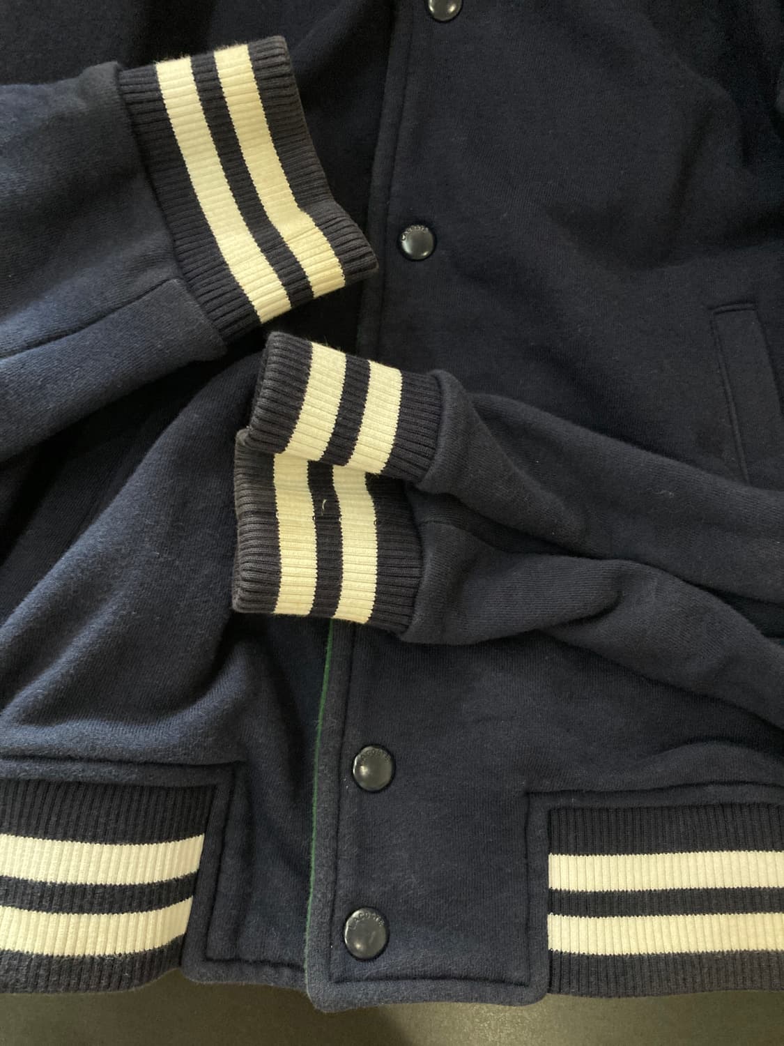 라코스테 네이비 바시티 자켓 4 상품이미지4