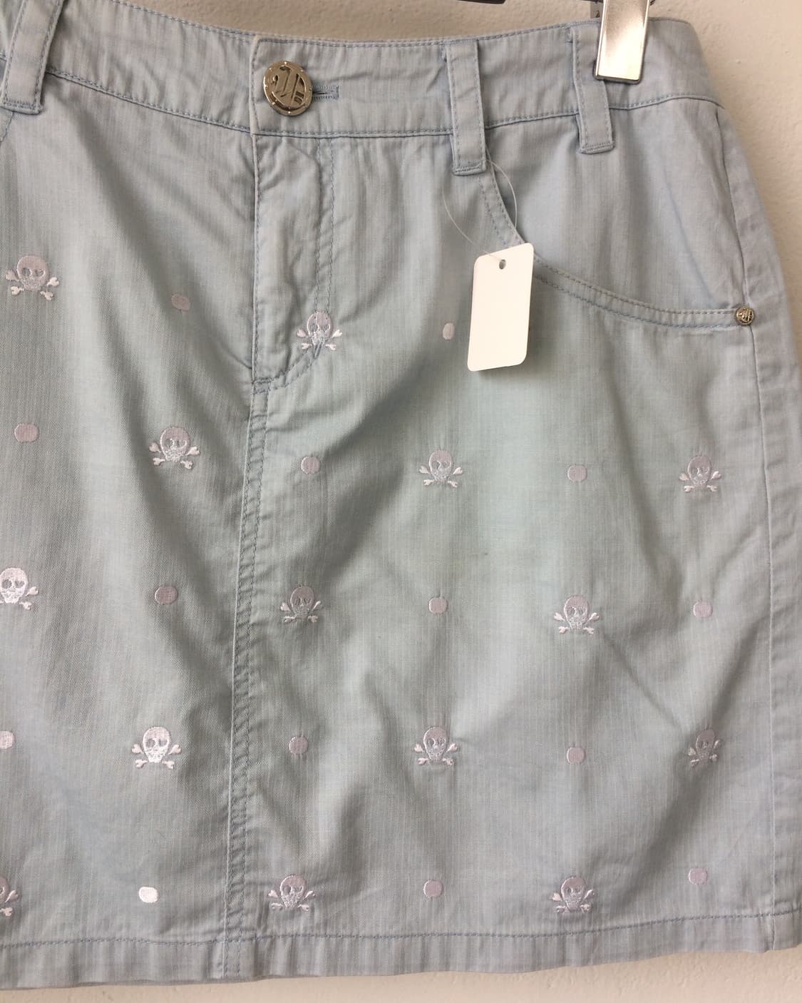 Skull pattern mini skirt 상품이미지2