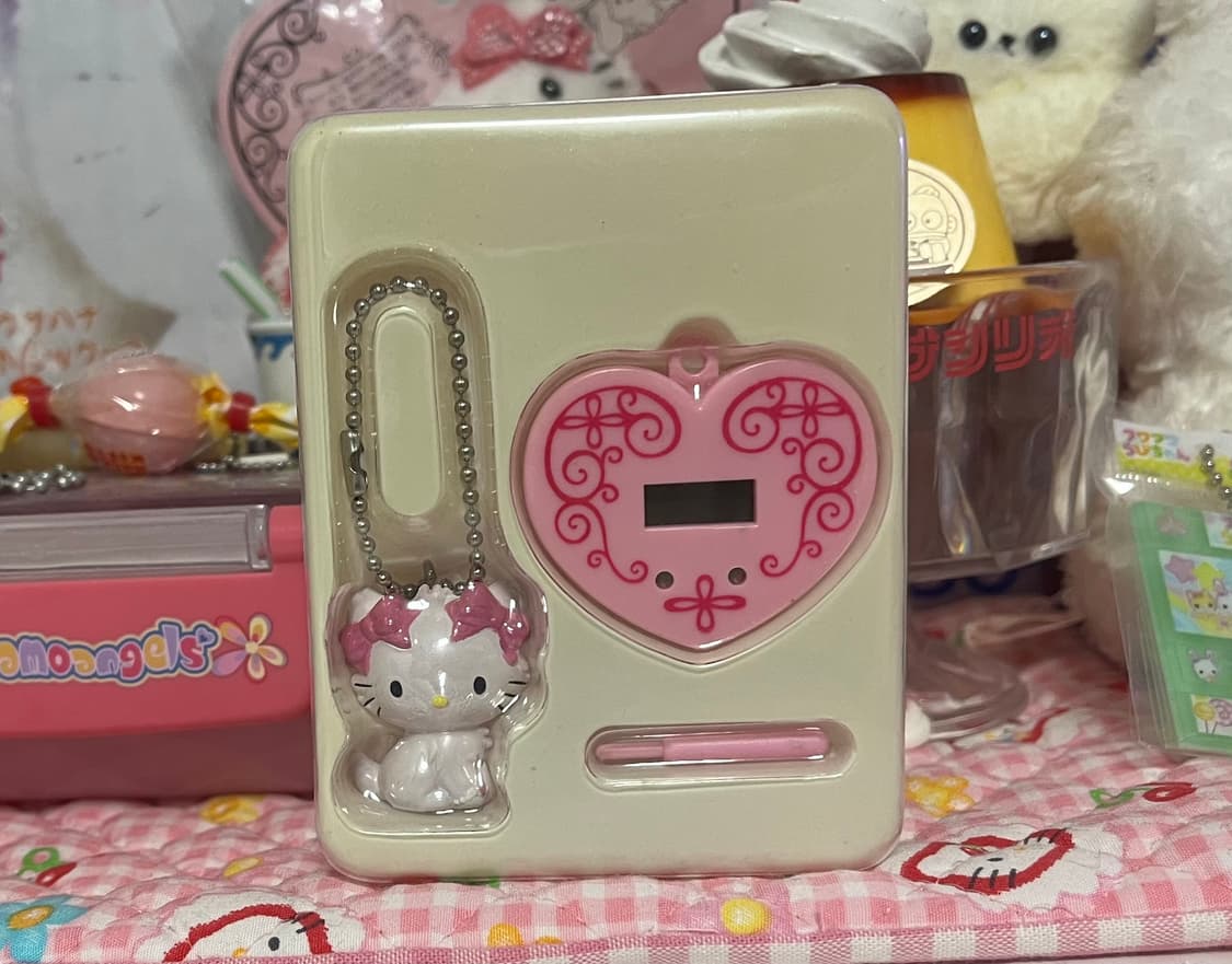 허니큐트 고전 레어 단종 산리오 챠미 키링 고전키티 스트랩 갸루 챠미키티 상품이미지1