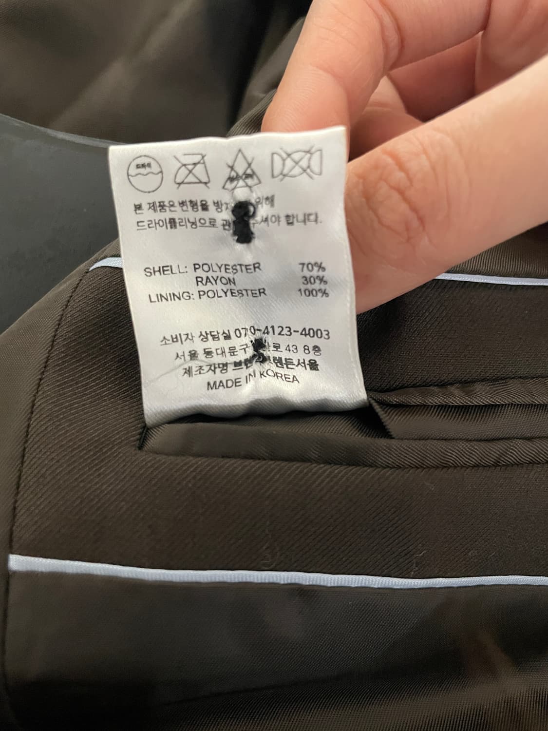 브렌다브랜든서울 peaked lapel double jacket 상품이미지6