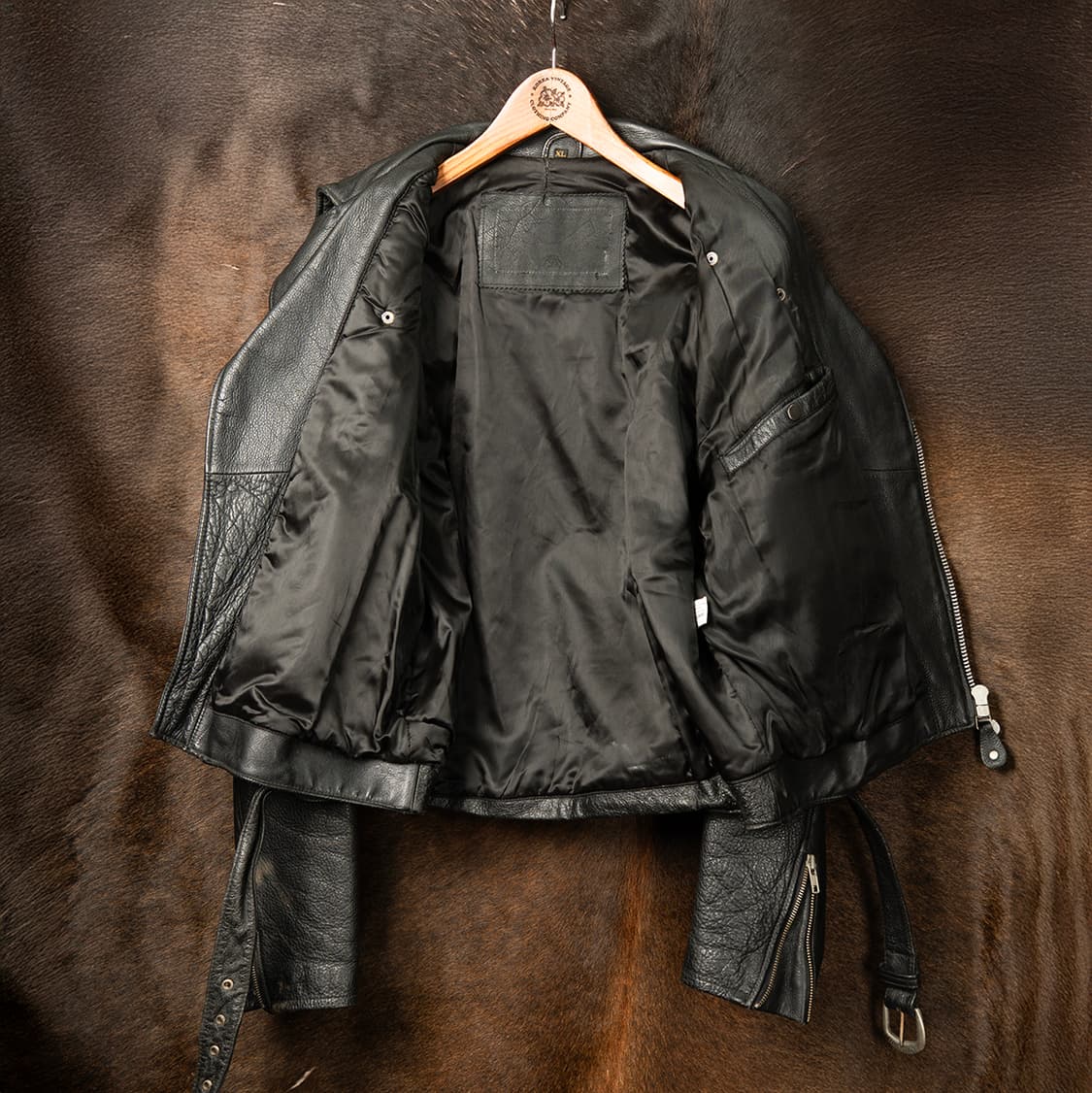 [108] 90s 할리데이비슨 레더 D포켓 더블라이더 자켓  상품이미지4