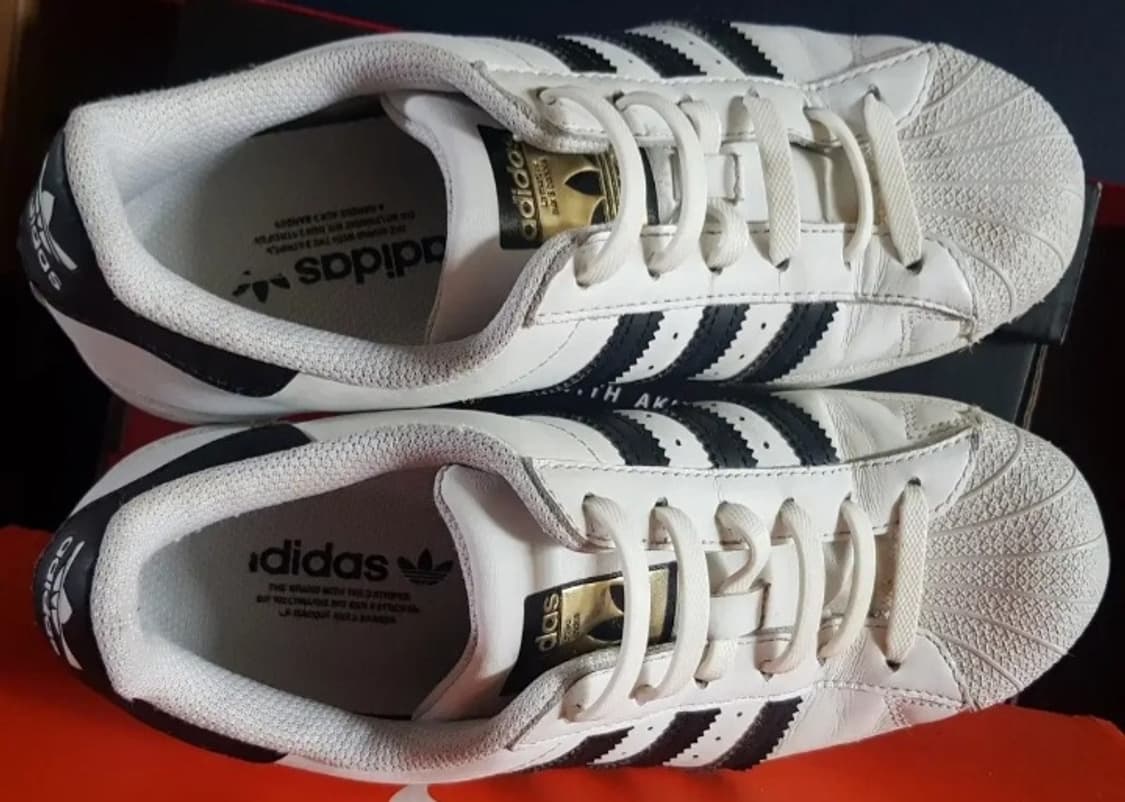 아디다스 슈퍼스타 화이트 블랙 240 상품이미지4