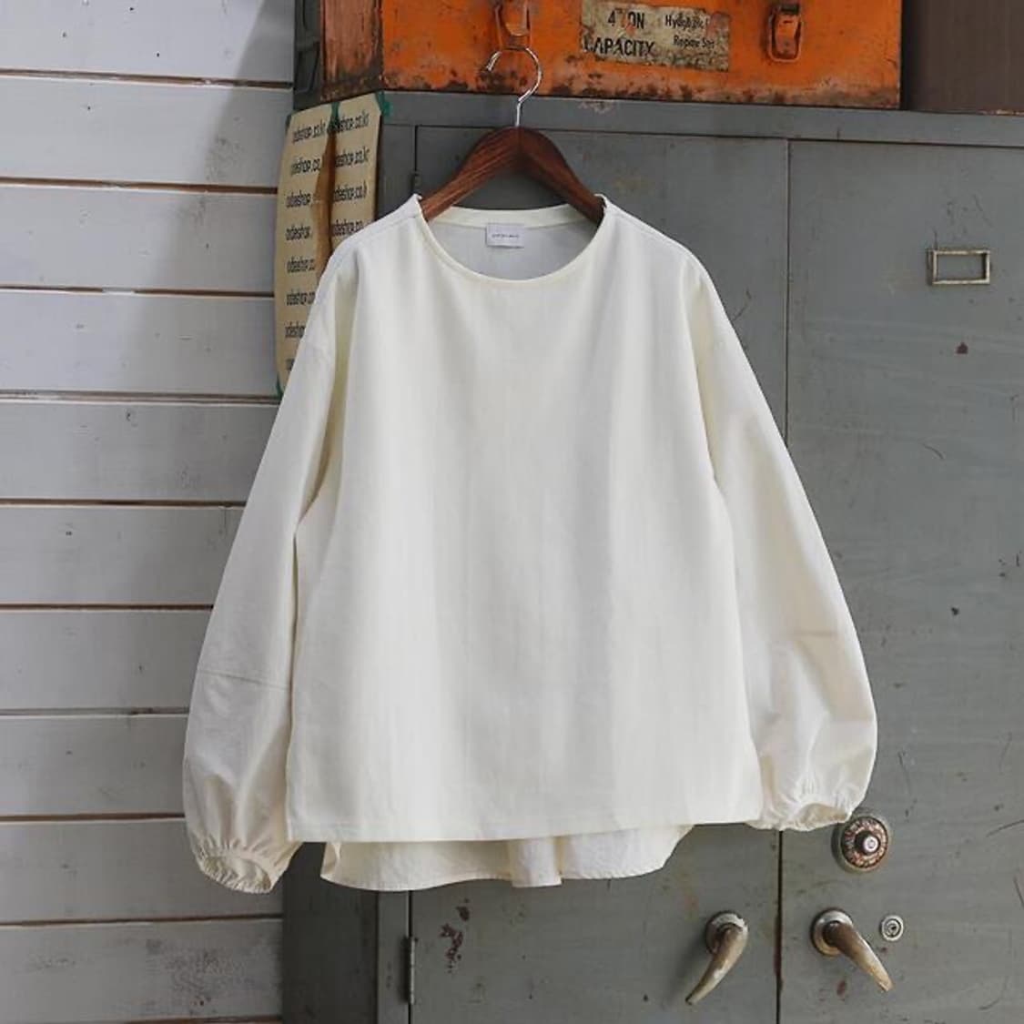 green label relaxing 오버핏 블라우스  상품이미지2