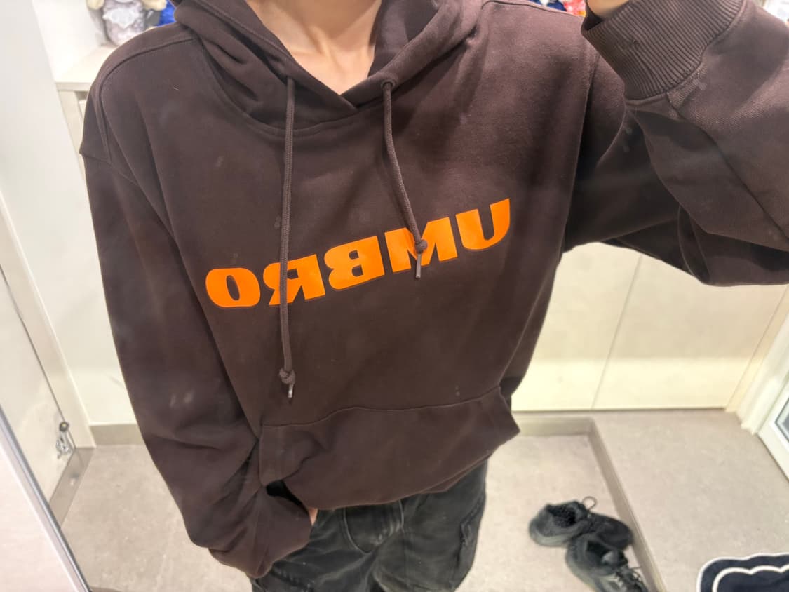 🤎오렌지 초코 엄브로 맨투맨🧡 상품이미지1