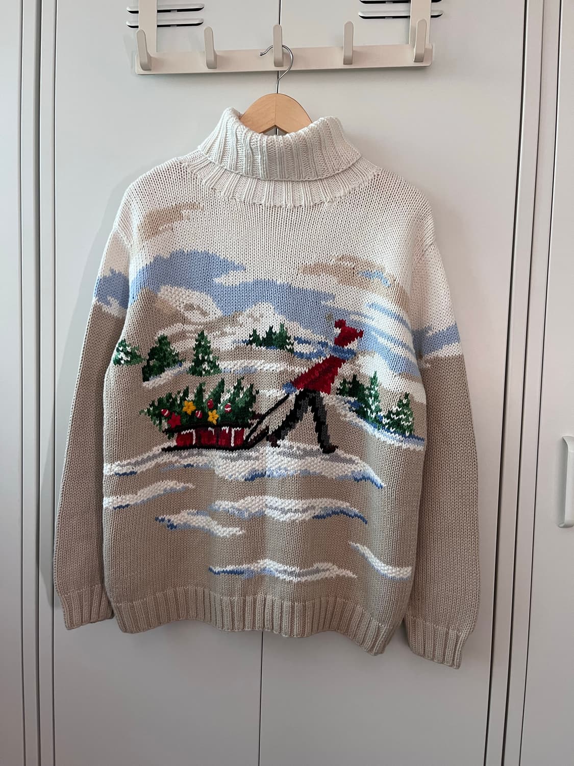 (Rare) Liz claiborne 눈썰매 소년 목폴라 니트  상품이미지3