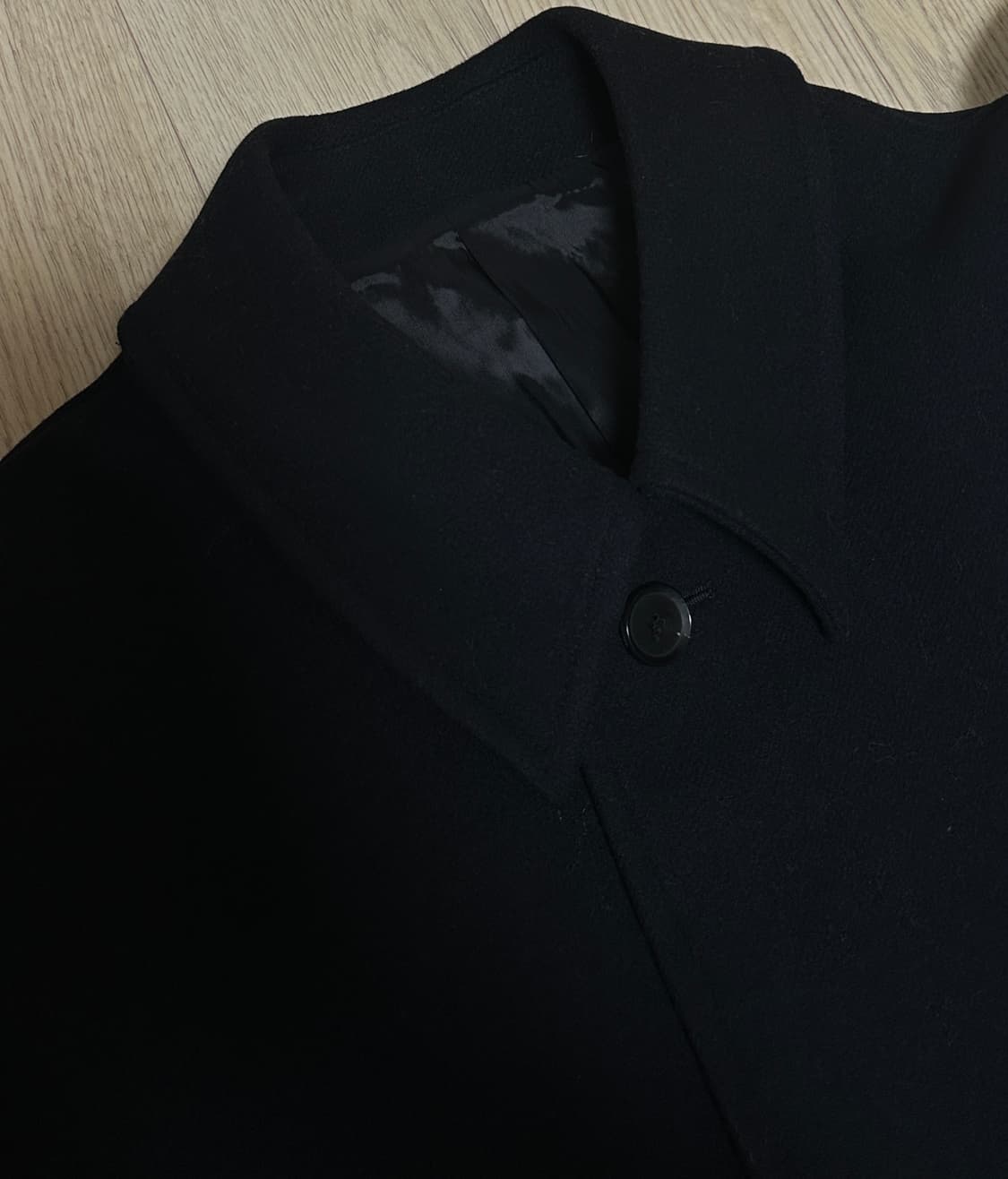 거의 새상품) 마마가리 24FW 수티앵(발마칸) 코트 다크네이비 48 상품이미지3