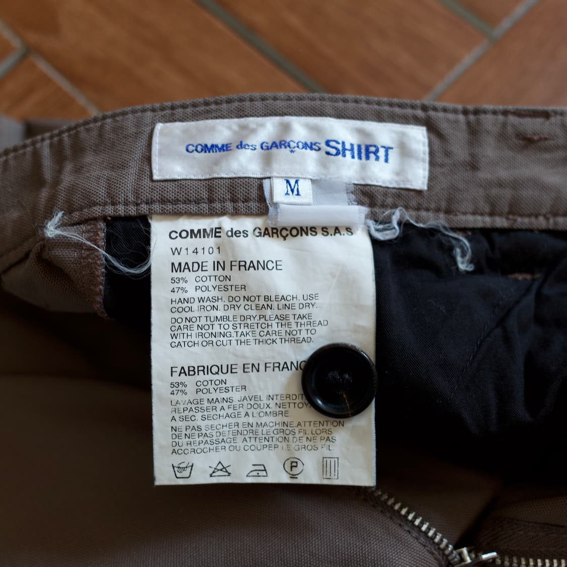 Comme des Garcons Shirt cotton pants 상품이미지7