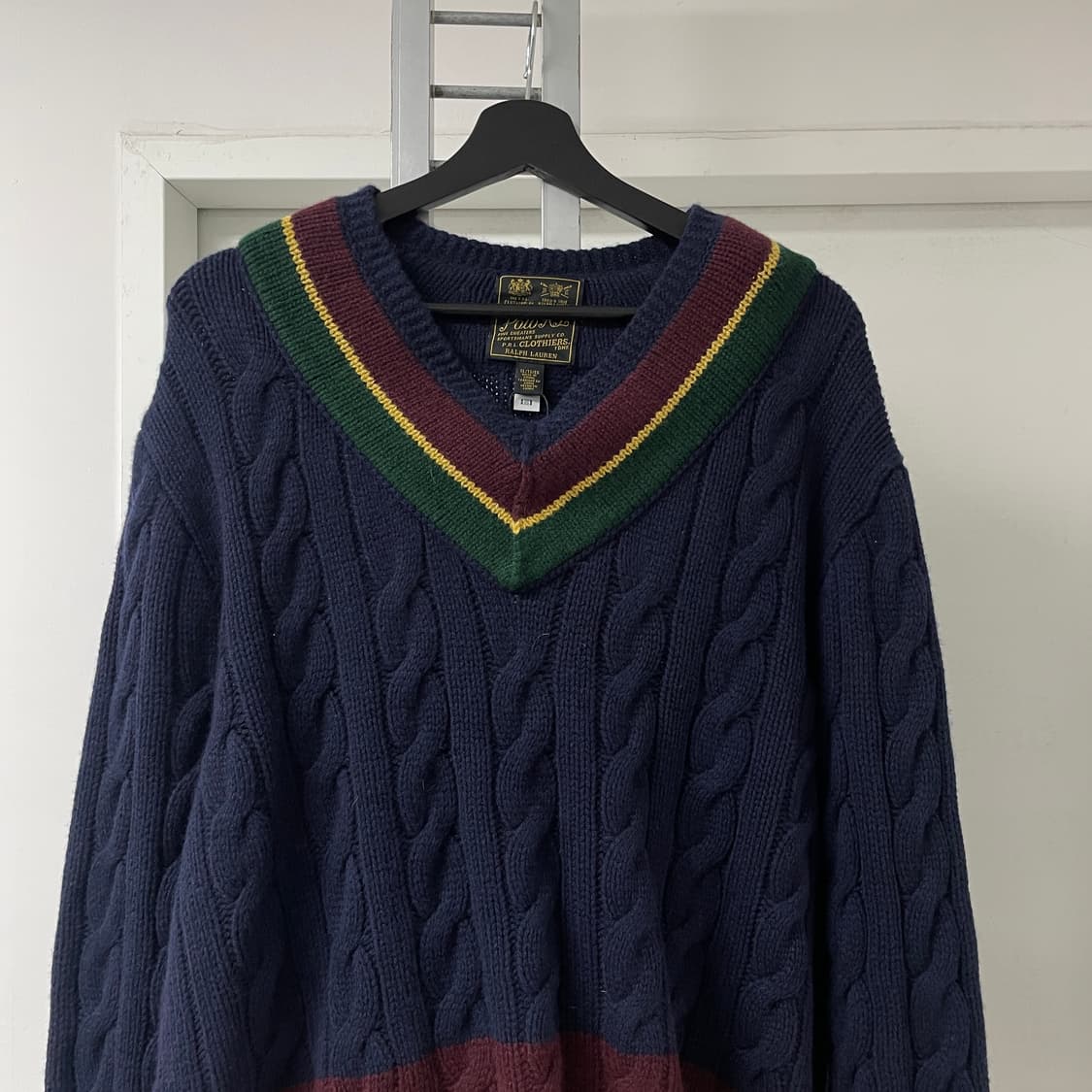 폴로 랄프로렌 케이블 크리켓 니트 XL 상품이미지2