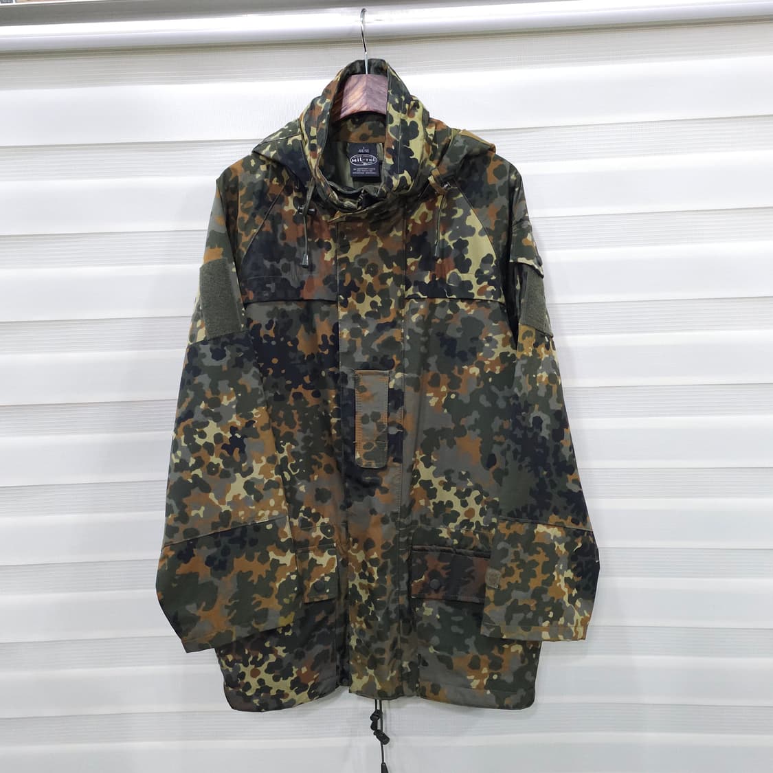 밀텍(Mil-Tec) 독일군 플렉탄 카모 방수 자켓- M-L 정도 상품이미지1