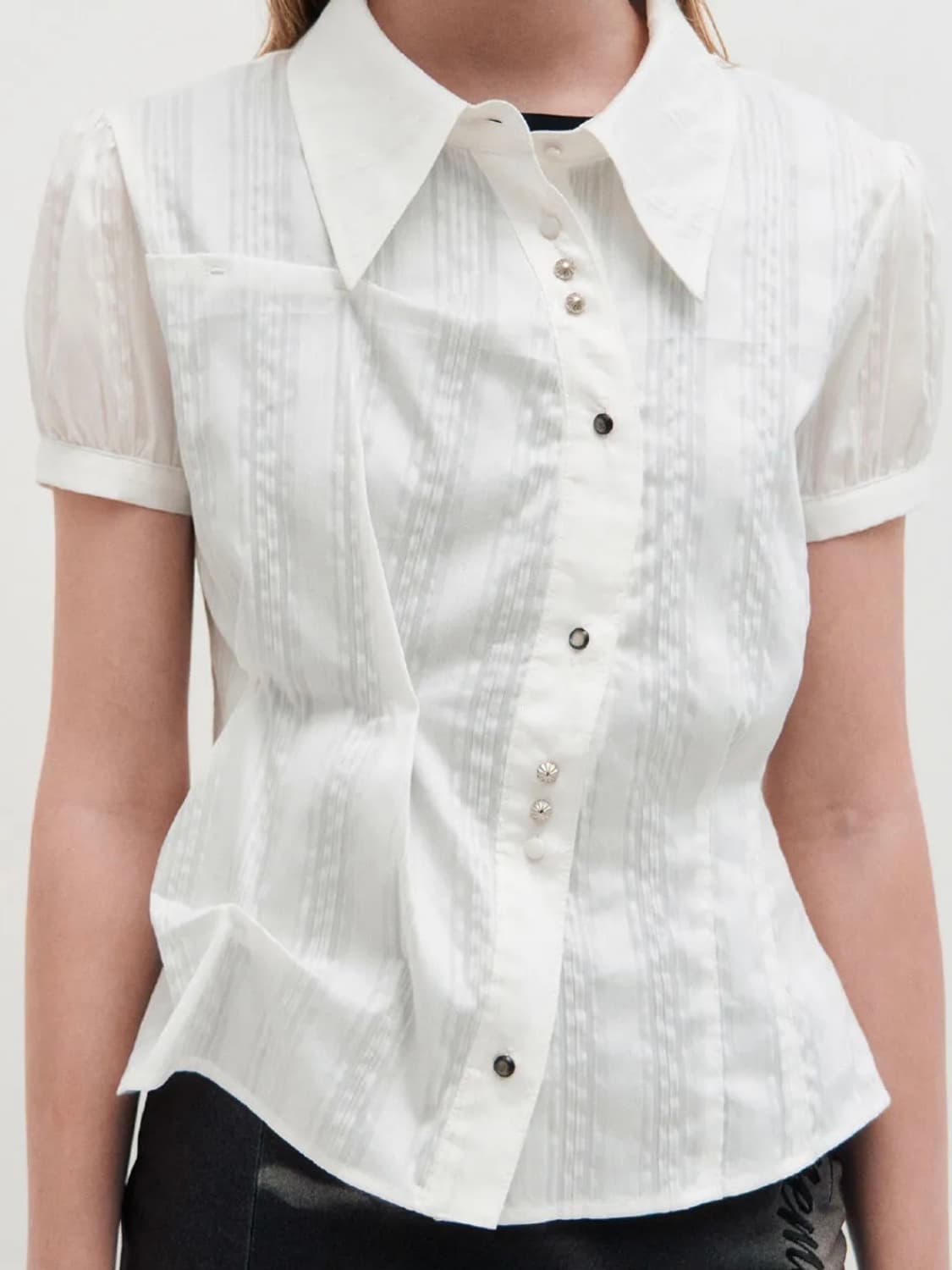 KIMZISU DOZI - Puffed Button Up Shirt 상품이미지3