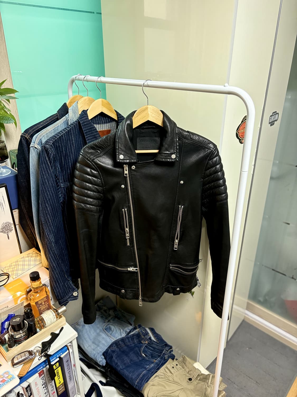 All Saints 가죽자켓 일괄 상품이미지1