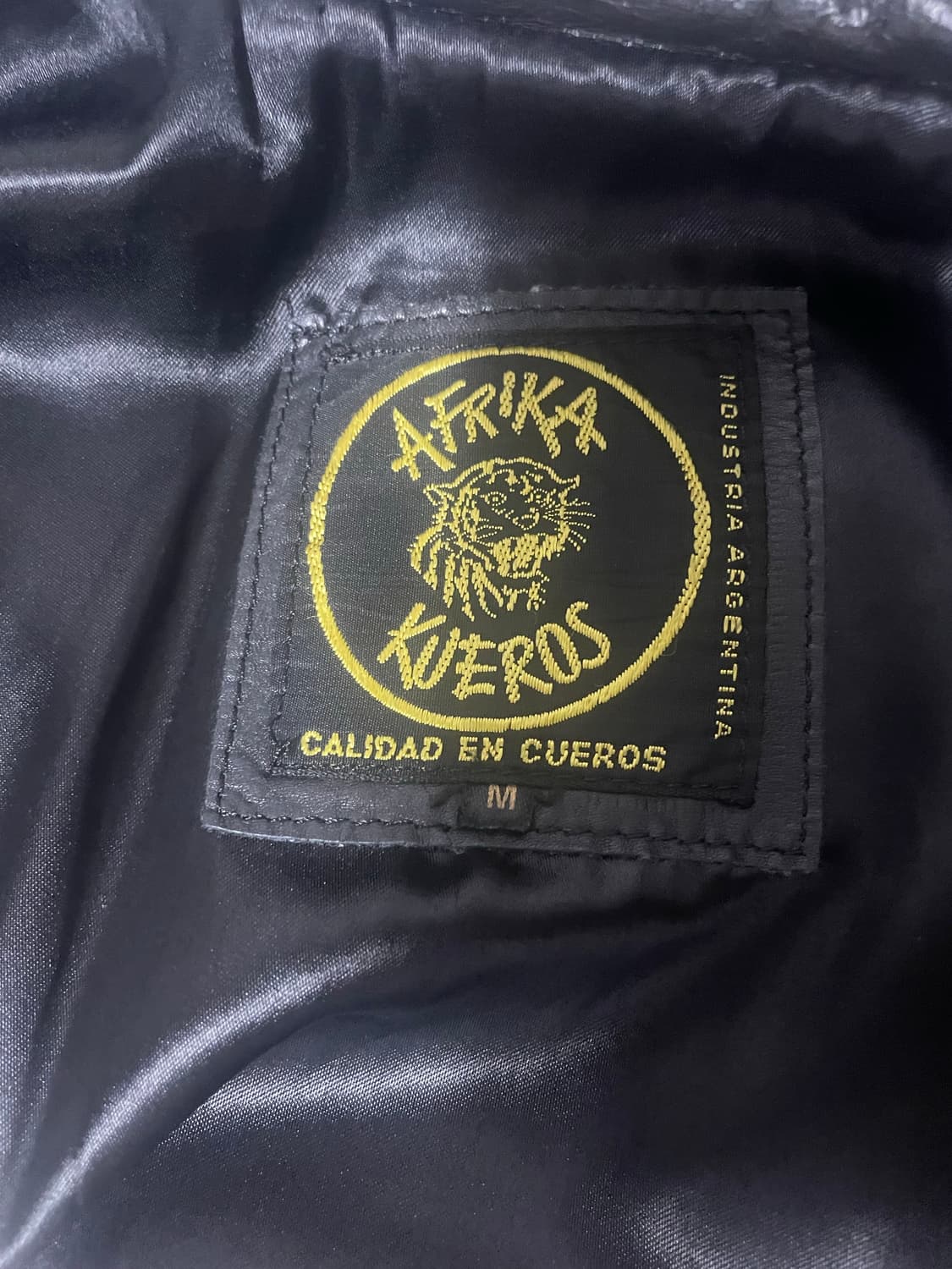 Afrika kueros 미들 레더 자켓 상품이미지3