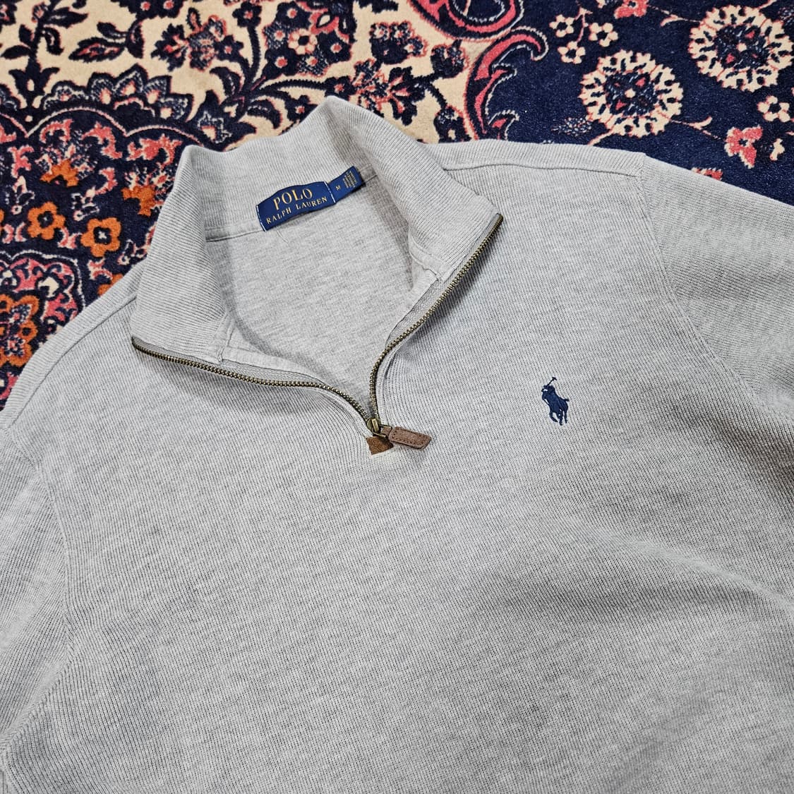 폴로랄프로렌 하프 반집업 니트 M size 상품이미지1