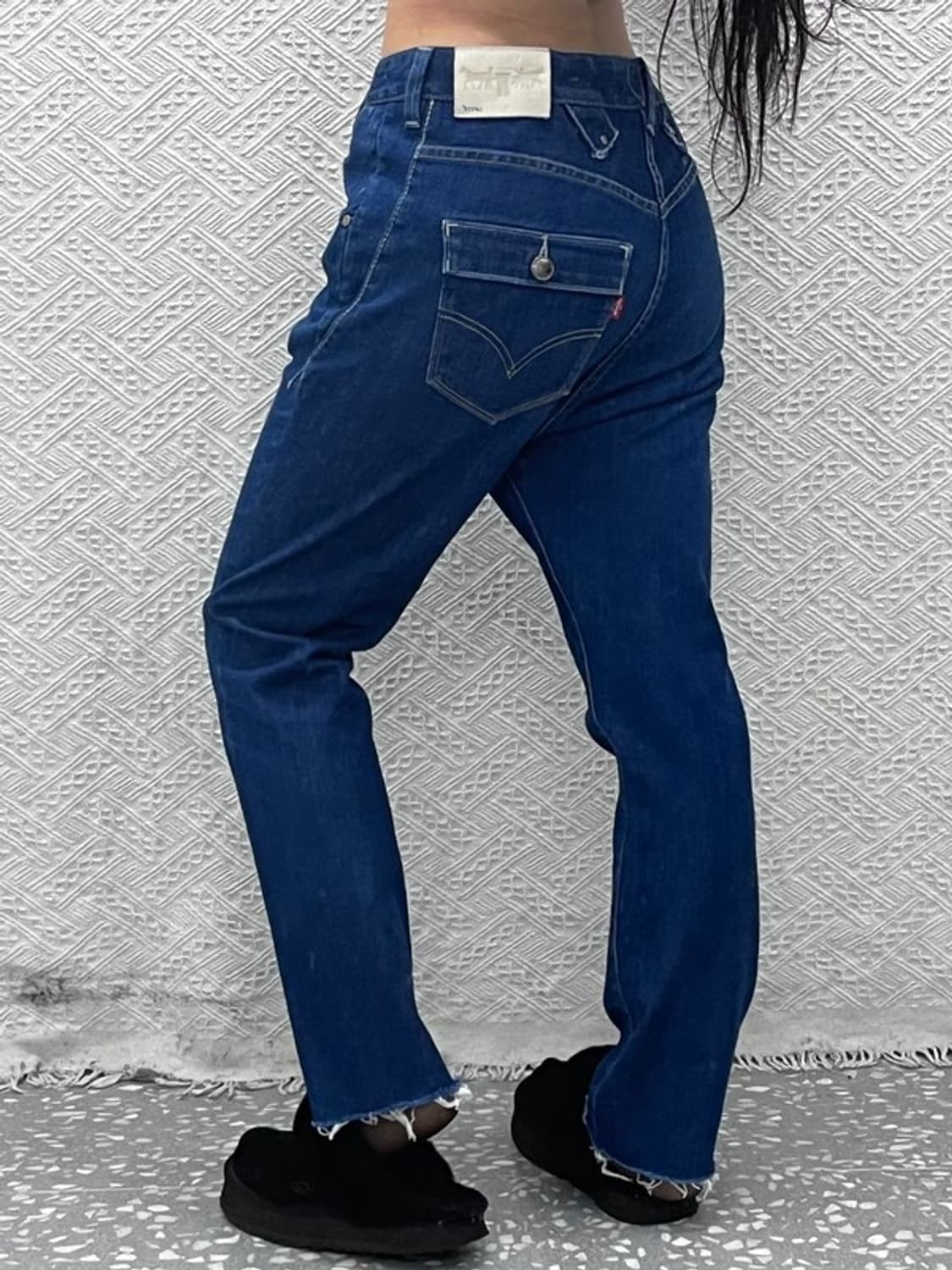 리바이스 빈티지 캐주얼 슬림핏 진청 데님팬츠 28인치 C10486 상품이미지1