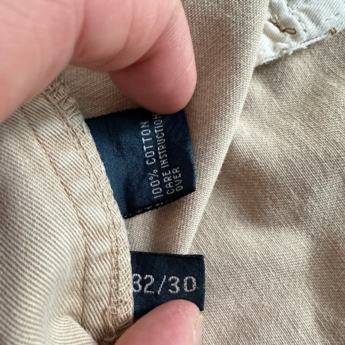 90s 폴로 랄프로렌 67 치노 카고 팬츠 베이지 32  상품이미지6