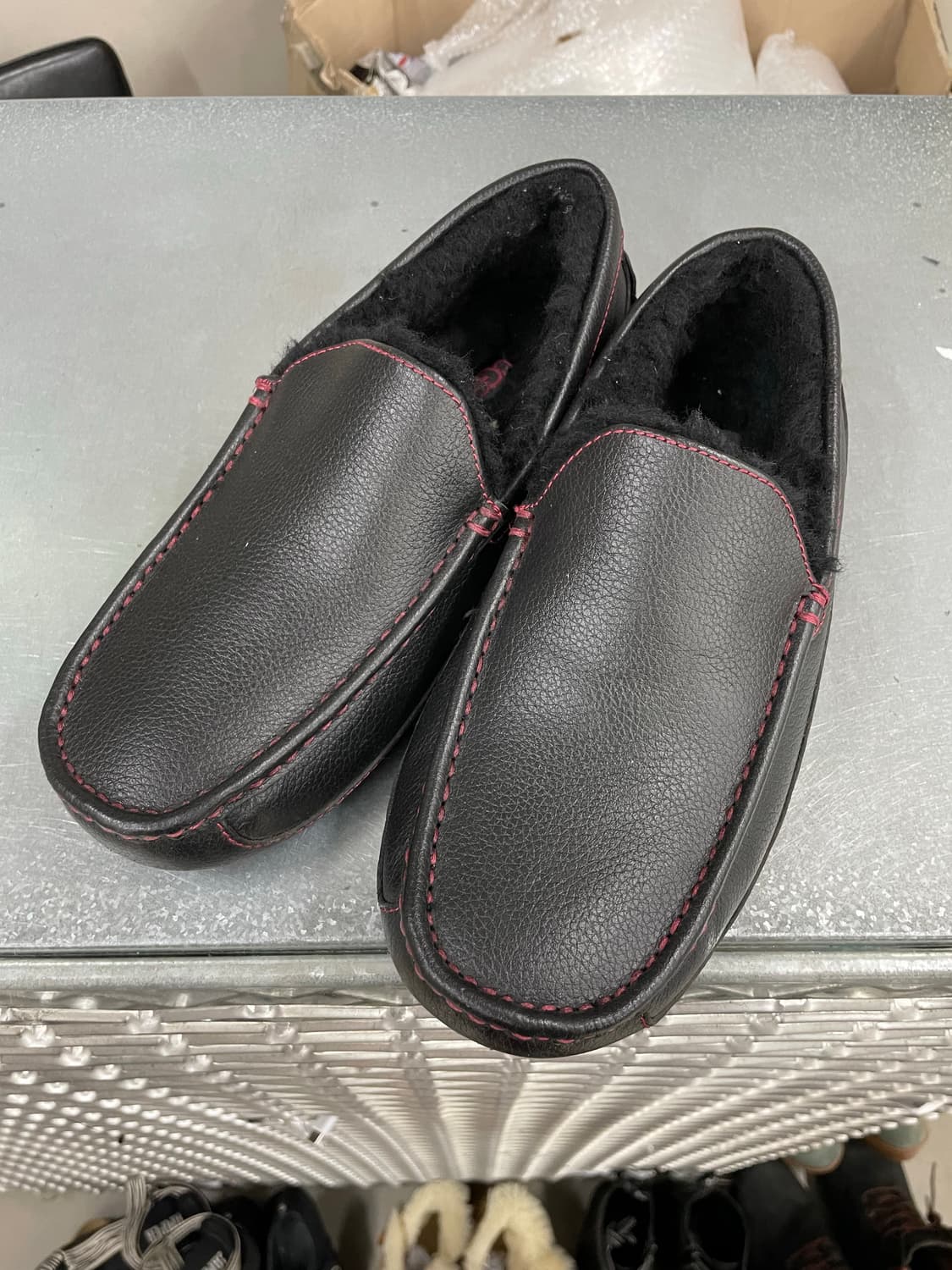 어그 아스콧 봄버 로퍼 레드 260 (gr-4720) 상품이미지2