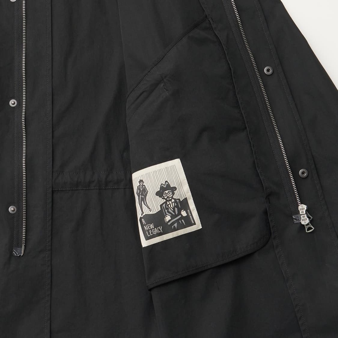 어나더오피스 M65 모즈 코트 블랙 상품이미지6