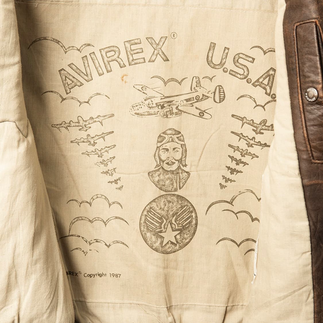 [L] 80s 아비렉스 B-9 레더 플라이트 베스트  상품이미지8