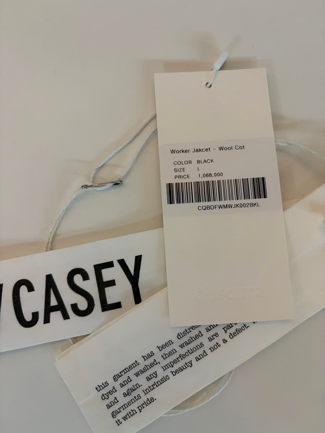 케이시케이시 24fw Worker Jacket L 상품이미지5