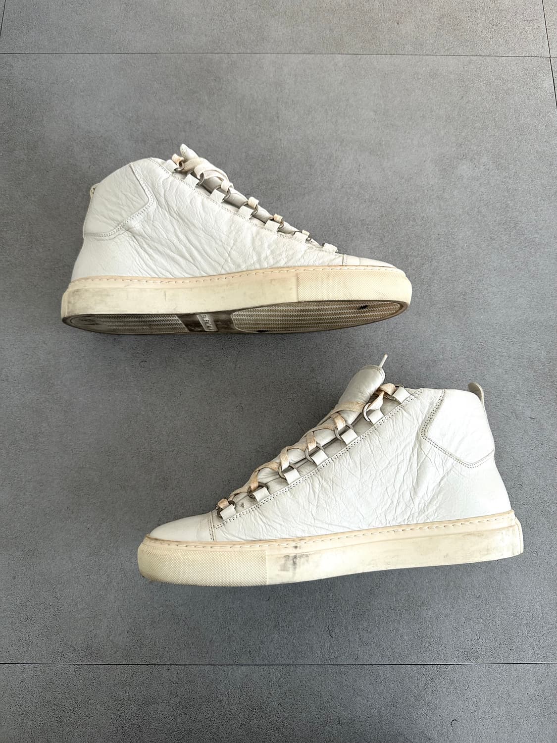 발렌시아가 아레나 크랙 레더 하이탑 상품이미지6