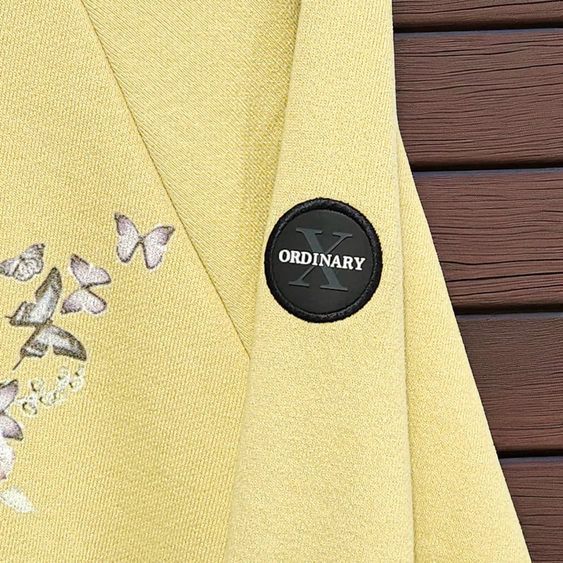 48)XORDINARY 엑스오디너리 플라워 오버핏 후드티 상품이미지4