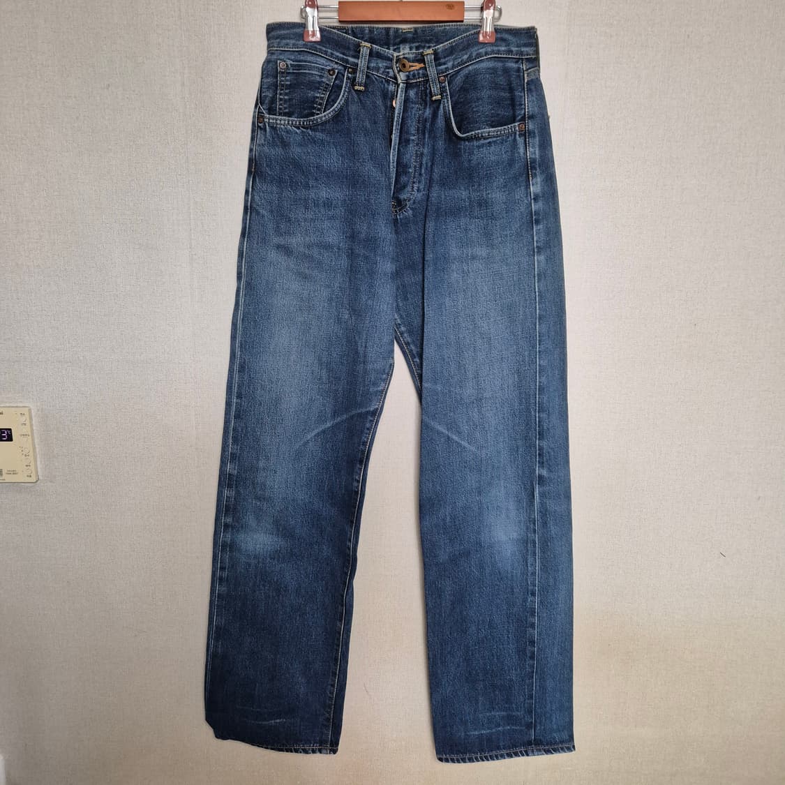 90's 에드윈 Edwin 505 복각 셀비지 데님팬츠 상품이미지1