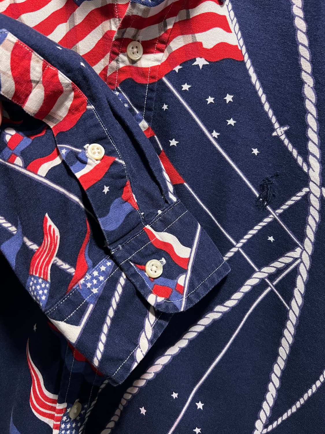 [M]폴로 랄프로렌 American Flag 패턴 옥스포드 셔츠 상품이미지3