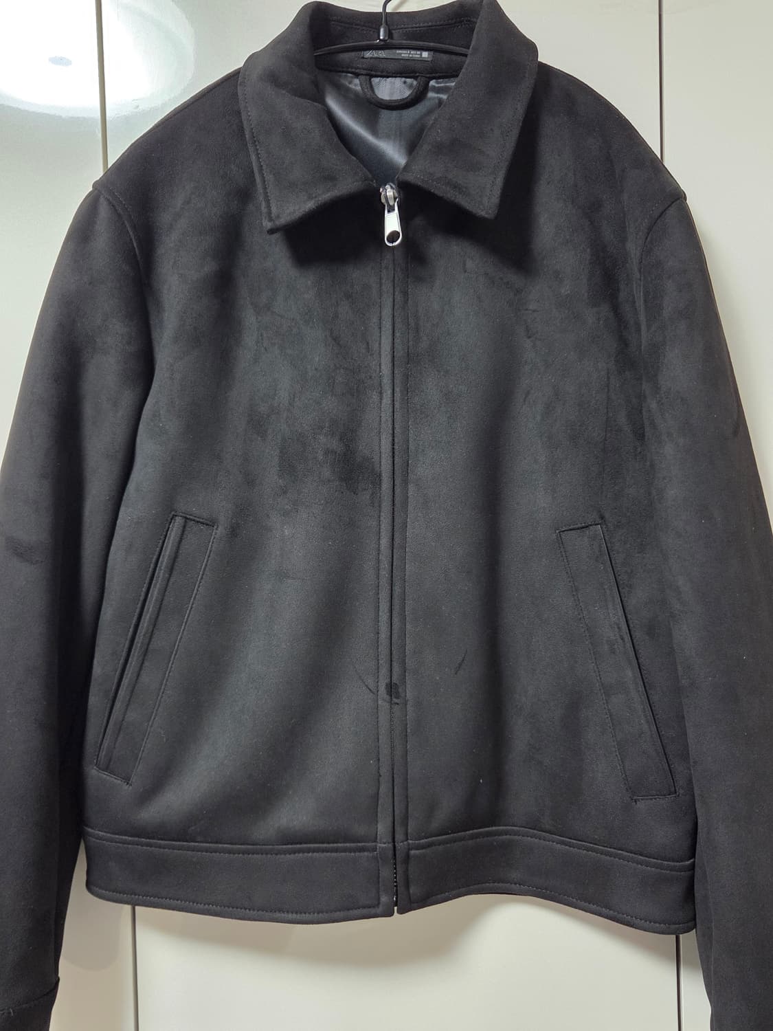 ZARA 레귤러 핏 스웨이드 점퍼  상품이미지3