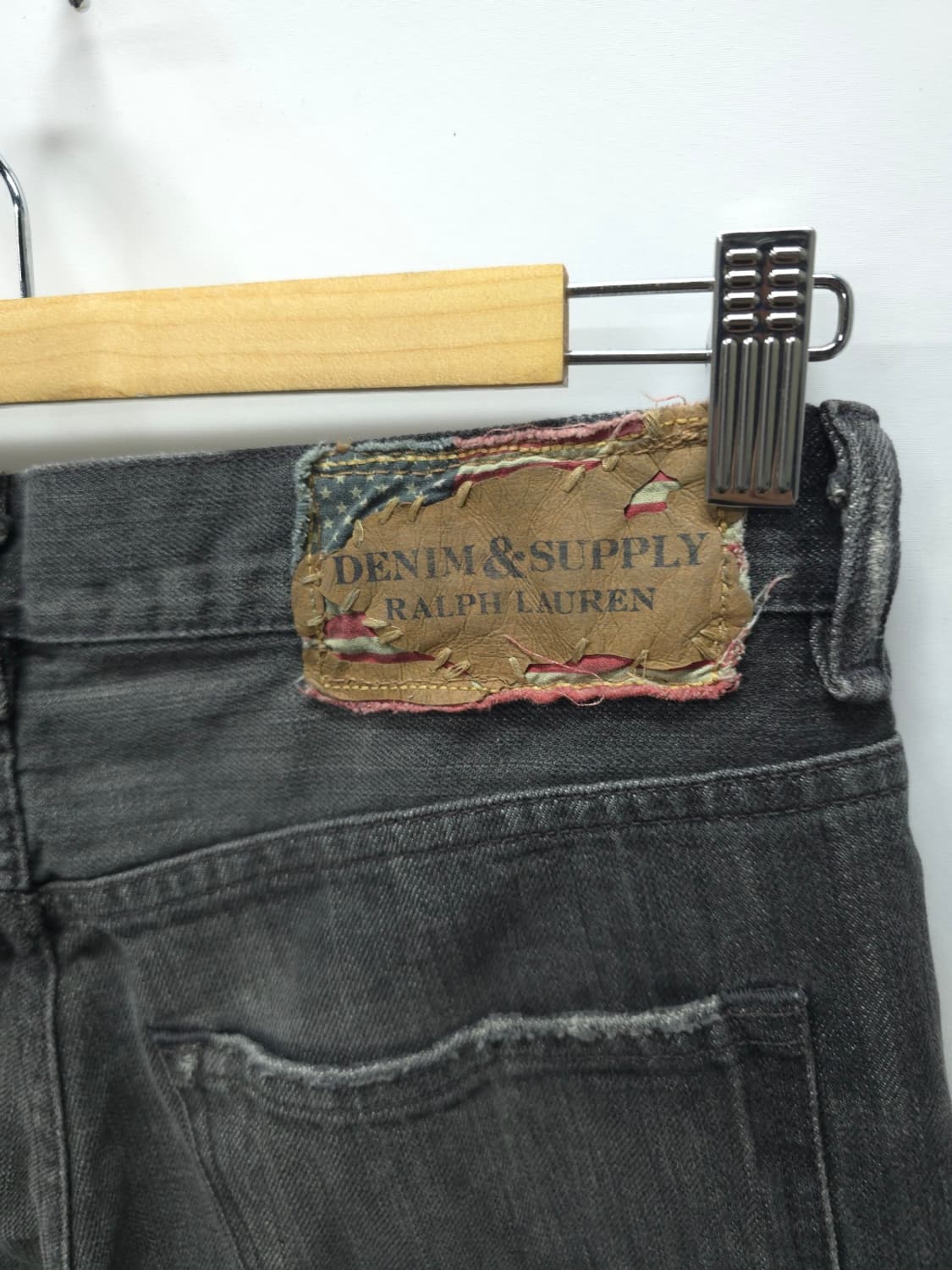 ​데님앤서플라이 랄프로렌 블랙워싱데님 빈티지 스트레이트 팬츠(30~31) 상품이미지7