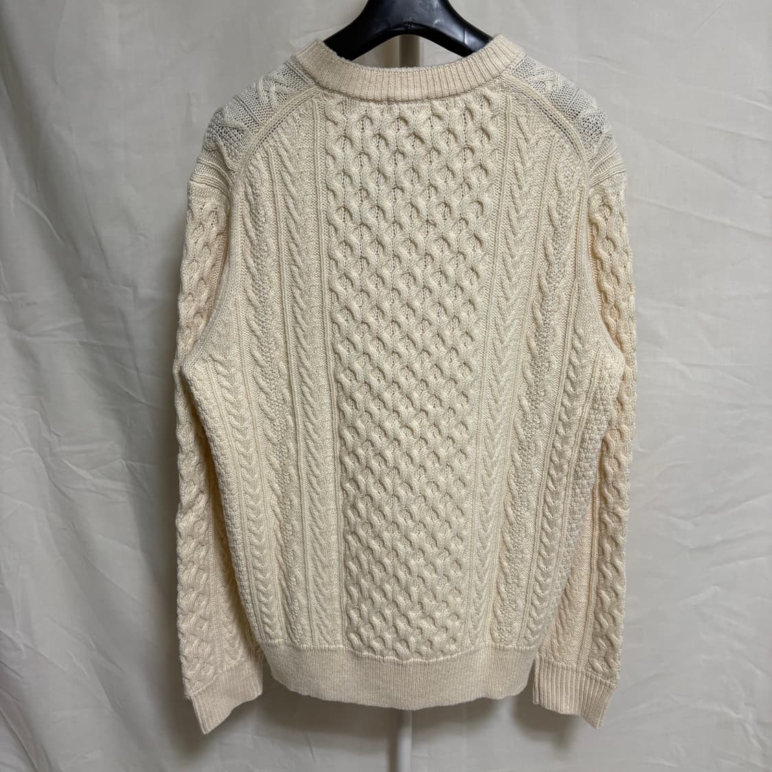 (새제품) 유니클로 피셔맨 케이블 니트 / 아이보리, L 상품이미지6