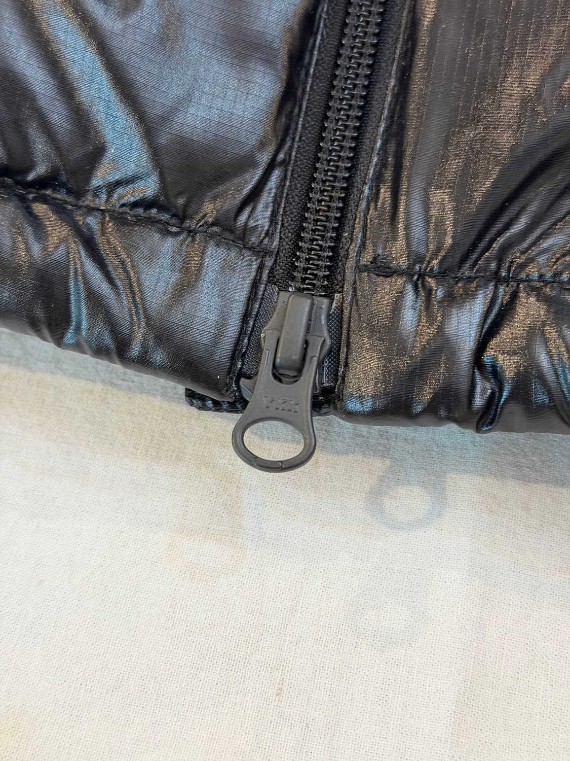 브라운브레스 태그숏 유광패딩 블랙 상품이미지3