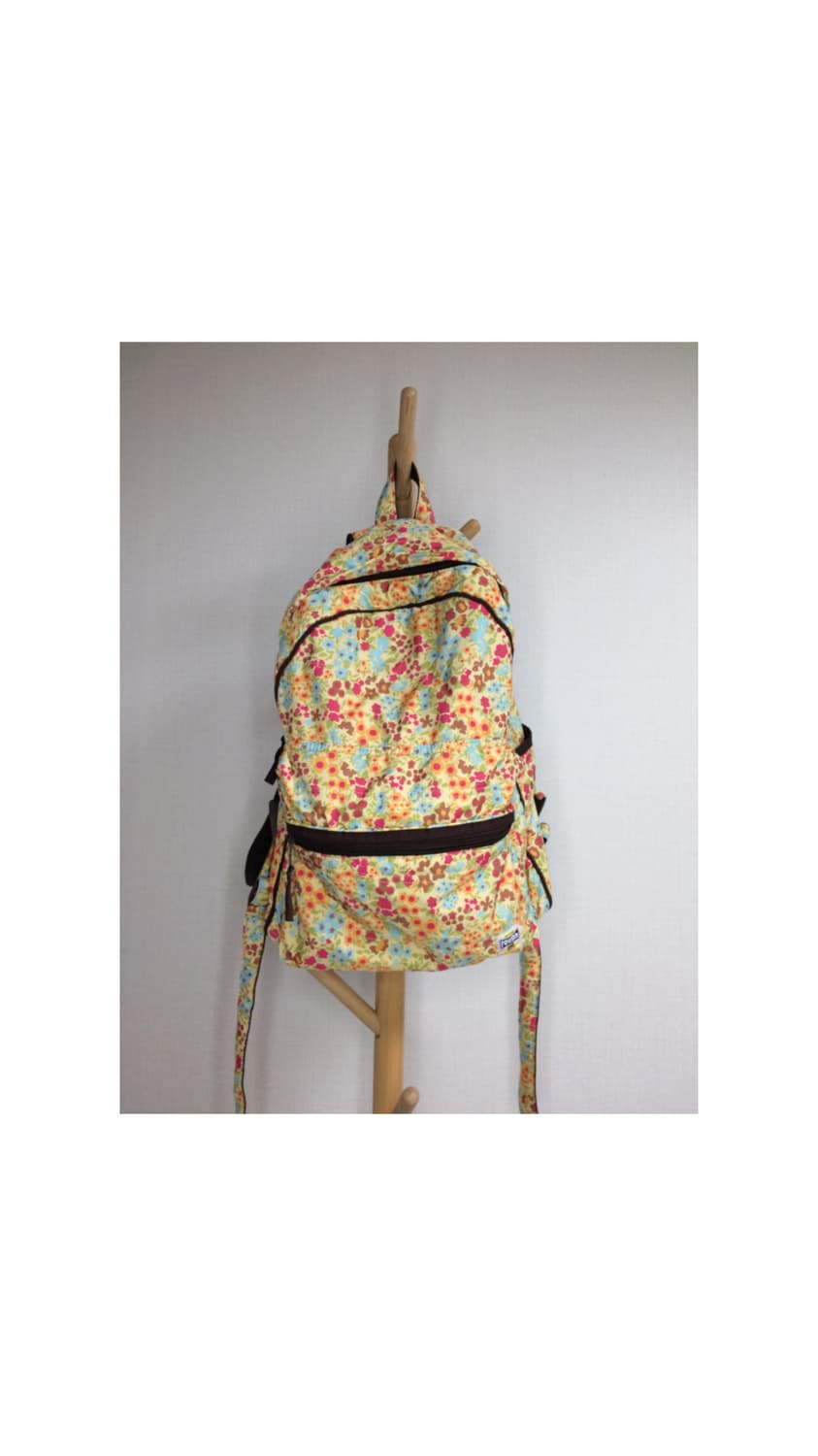 빈티지 플리워 백팩 상품이미지1