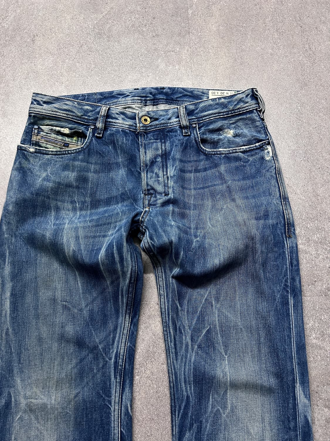 디젤 자티니 크랙 워싱 데님 팬츠 상품이미지5