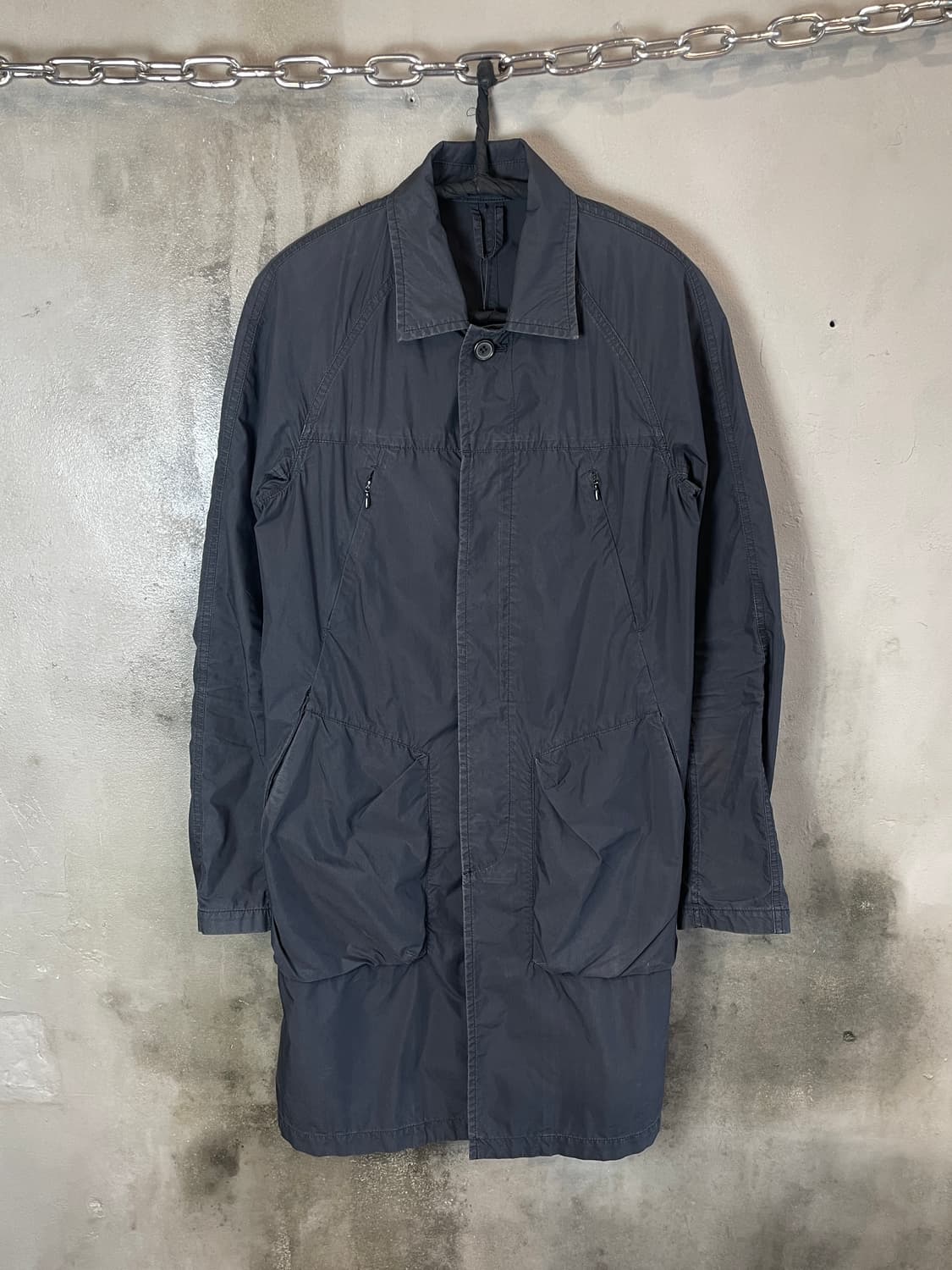 어태치먼트 코튼/나일론 하프 코트 상품이미지1