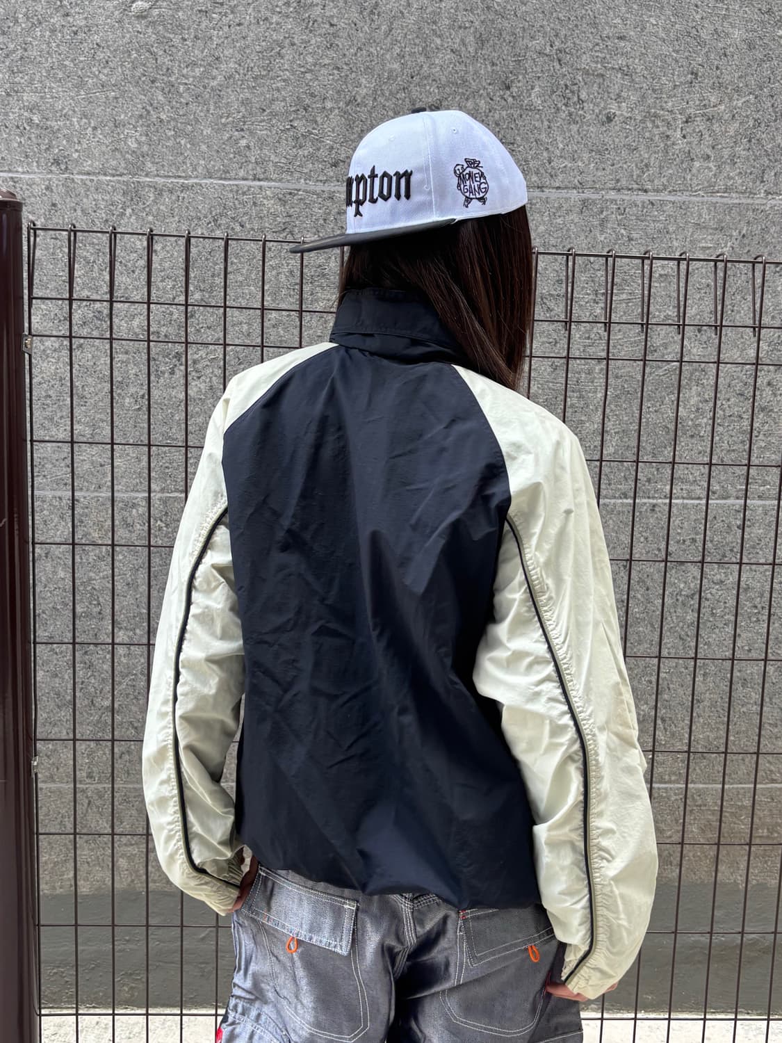 USA리 배색 바람막이 상품이미지3