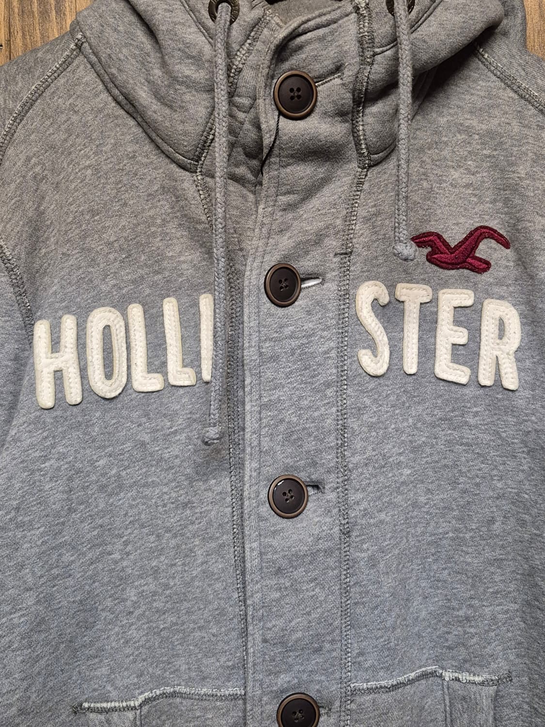 HOLLISTER BUTTON HOODIE ZIPUP  상품이미지4