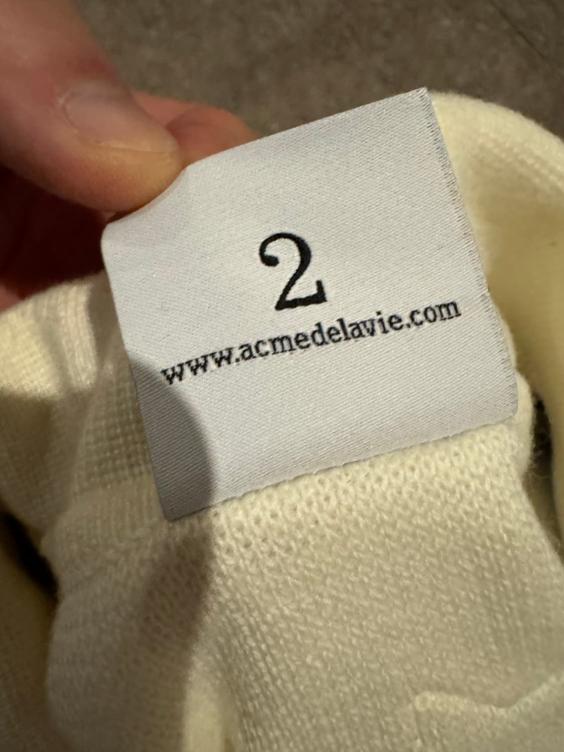 아크메드라비 반팔 니트집업 상품이미지4