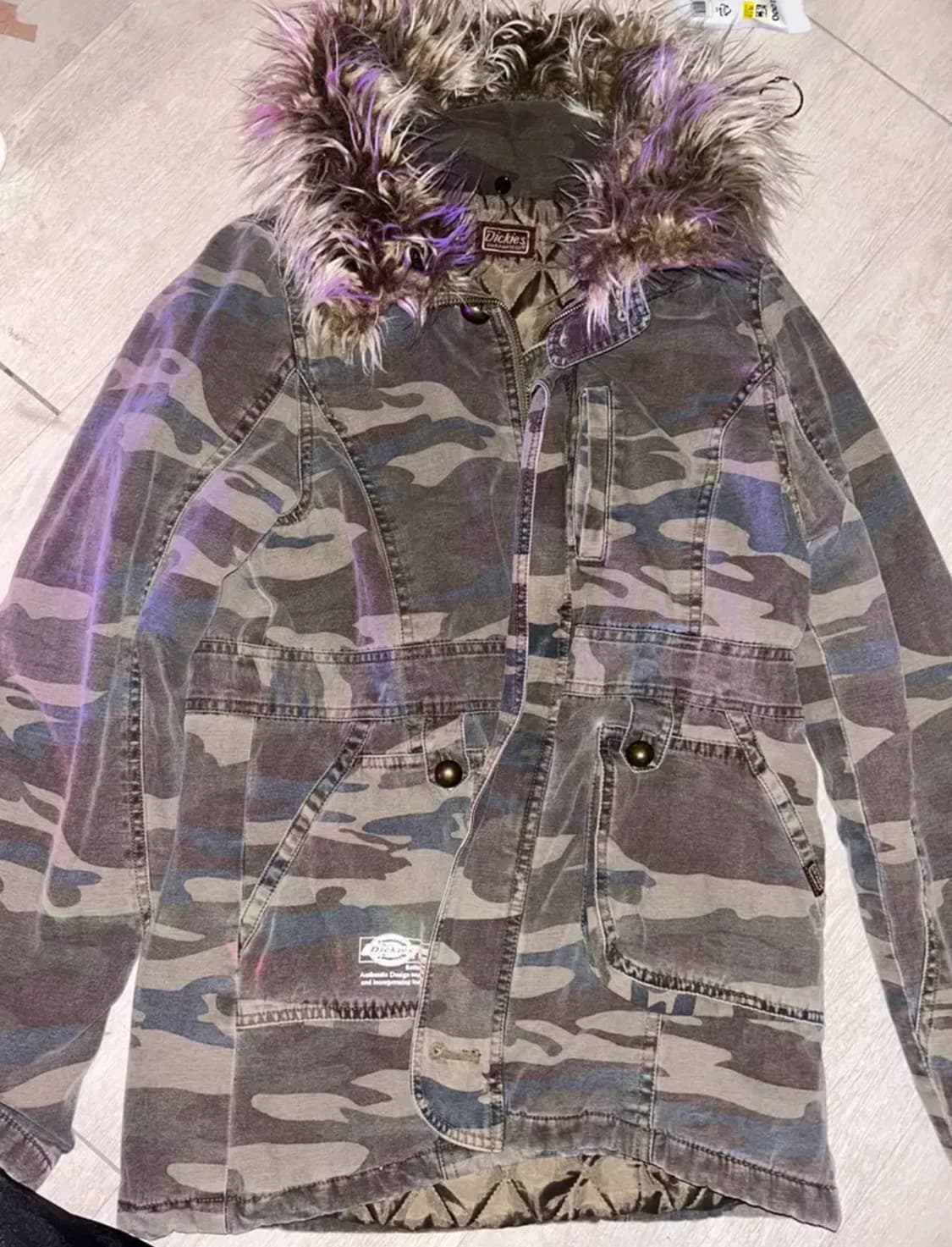 디키즈 빈티지 밀리터리 자켓 (퍼 탈부착 가능) 상품이미지1