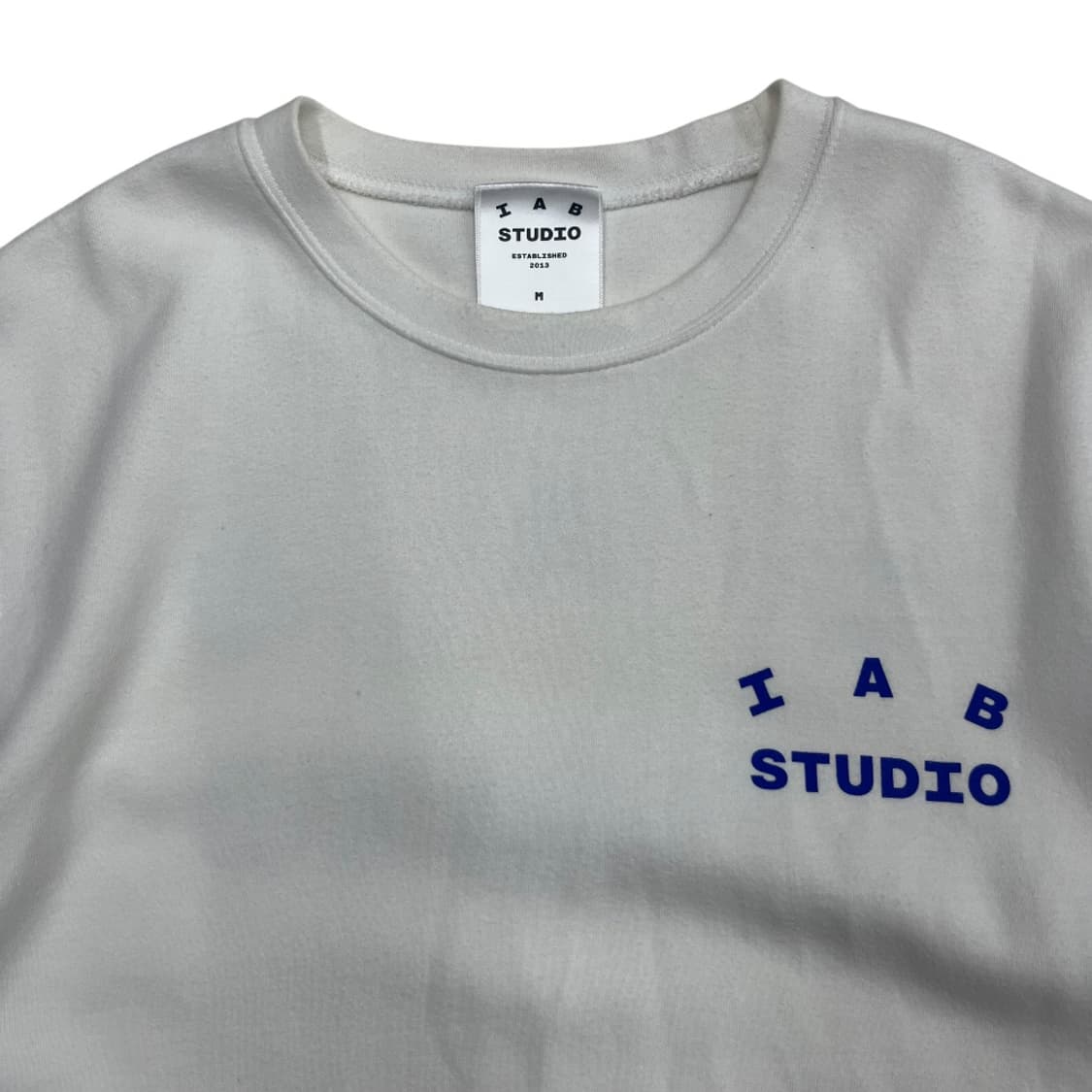 아이앱스튜디오 블루 로고 화이트 반팔 M 상품이미지5