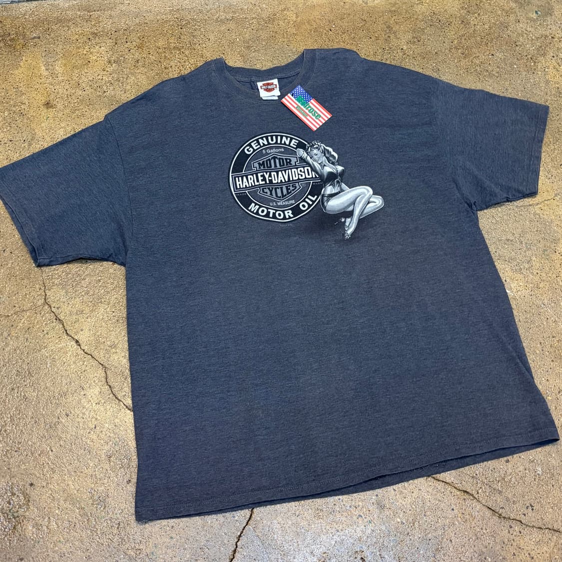 미국 빈티지 할리데이비슨 빅사이즈 반팔티 상품이미지2