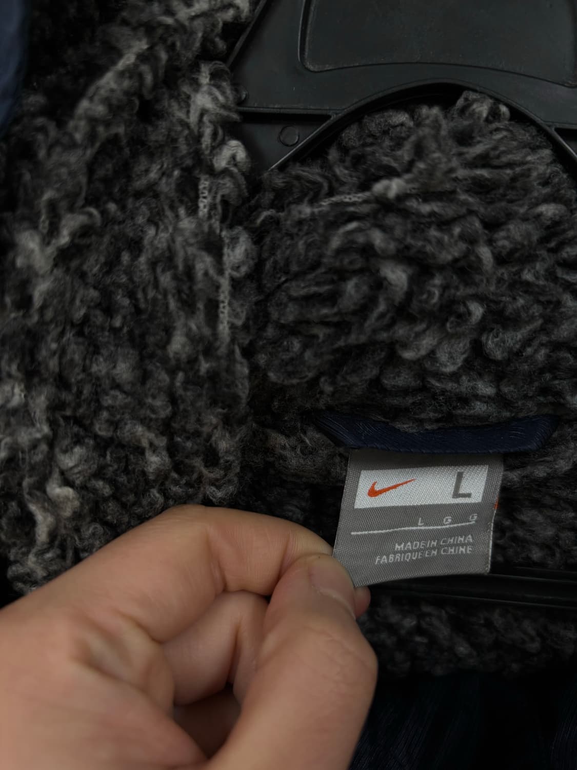 나이키 올드스쿨 양털 롱 돕바점퍼 상품이미지5