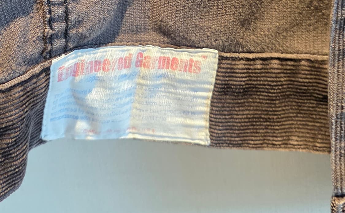 Engineerd garments 엔지니어드 가먼츠 코듀로이 자켓 상품이미지6