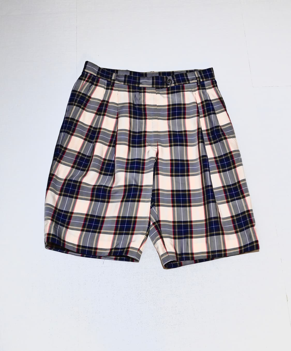 dries van noten check short 상품이미지2