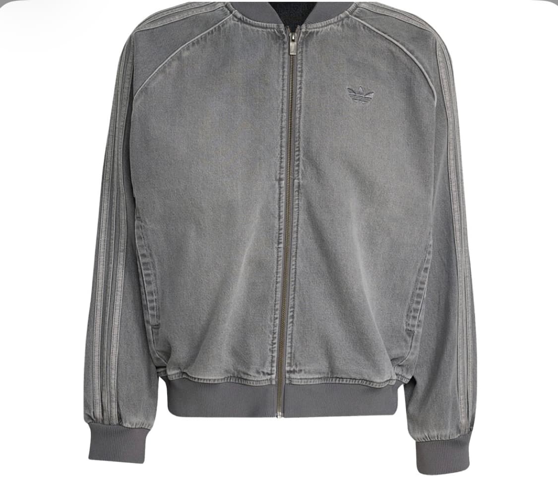 아디다스 SST 아디컬러 루즈 SST 데님 블랙 워시 자켓 데님 - US 상품이미지1